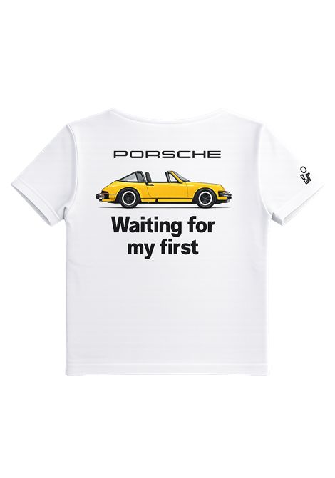 T-shirt con stampa SAINT BARTH | PRL0001 PORLAND JR02645L PORSCHE WAITING FOR 01N
